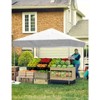 10'x10' Pop Up Canopy Tent with 4 Sidewalls, Portable Outdoor Canopy with Roller Bag - 4 of 4