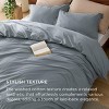100% Washed Cotton Duvet Cover Minimalist Cotton Duvet Cover for All Seasons GentleSoft™ Plain Simple Bedding Set - 4 of 4