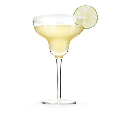Clear Crystal Stemmed Margarita Cocktail Glasses, 10 oz, Set of 4