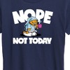 Women's - Garfield - Nope Not Today Short Sleeve Graphic T-Shirt - 2 of 4