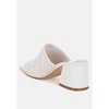 Morgana Woven Raffia Slip Ons Sandals Women - 3 of 4