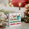 Rustic Hot Cocoa Marshmallows Candy Canes Wood Box Sign, Farmhouse Christmas Santa Artwork Decor - 3 of 3