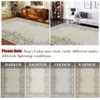 1160Gsm 100% Polyester Faux  Carpet 350 Washable Foldable Printed Rug Modern Garden 9x12Ft Lightweight - 4 of 4