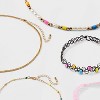 Girls' 5pk Tattoo and Heart Choker Necklace - art class™: Lobster Claw Clasp, Iron, Acrylic, Recycled Zinc - 3 of 3