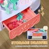 Acoinel Vanity Set with Mirror Hair Dryer and Stool for Kids - 2 of 4
