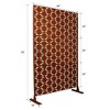 PAGED Outdoor Privacy Screen, Metal Patio Privacy Screen Outdoor, Outdoor Privacy Screen Freestanding for Deck Balcony Patio Lawn Garden - 2 of 4