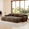 Convertible Sectional Sofas with 32D High-Density Sponge, Movable Ottoman, and Free Combination - 2 of 4