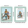 Americanflat Picture Frame with Oval Mat Insert and Shatter-Resistant Glass - Signature Collection - Photo Frame for Wall Display - 2 of 4