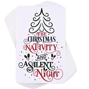 Dickson's The Christmas Nativity and A Silent Night - Multicolor 3.8 x 2.5 Inch Paper Place Holder Bookmark; Package of 12 - 1 of 1