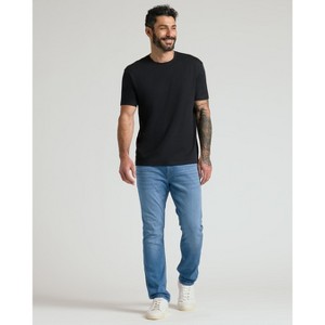 Men's Black Classic Pima Crew - True Classic - 1 of 4
