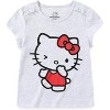 Hello Kitty Sanrio Girls 4 Pack Mix and Match 2 Short Sleeve T-Shirts, Short, and Flared Pants Set for Big Kids - 2 of 4