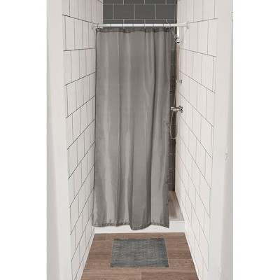 Evideco French Home Goods Stall Shower Curtain Half Size 8 Rings 72"L x 48"W