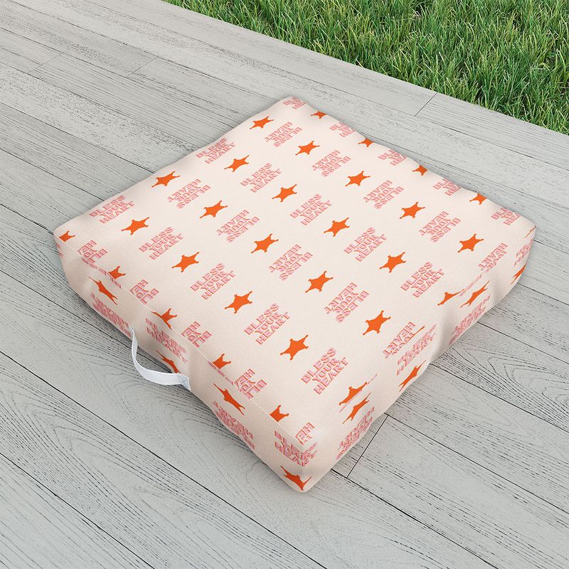 retrografika Southern Snark Bless your heart Outdoor Floor Cushion - Deny Designs, 2 of 3