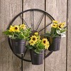 The Lakeside Collection Wagon Wheel Fence or Planter - Planter - 4 of 4