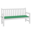 vidaXL Garden Bench Cushion Green 59.1 in.x19.7 in.x1.2 in. Oxford Fabric - 3 of 4
