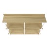Sapphtopaz Modern Console Table with 3-Tier Open Shelves Narrow Entryway Table with Metal Legs Accent Couch Table for Living Room, Entryway - 4 of 4