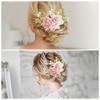 Unique Bargains Women's Fashion Simulated Flowers Side Comb 1 Pc - 4 of 4