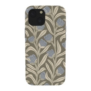 Alisa Galitsyna Bellflower Pattern Cream Olive Tough iPhone Case - Society6 - 1 of 1