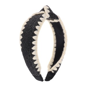 Unique Bargains Yarn-edge Knotted Headband 1 Pc - 1 of 4