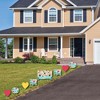 Big Dot of Happiness Colorful Floral Happy Mother's Day - Yard Sign and Outdoor Lawn Decorations - We Love Mom Party Yard Signs - Set of 8 - 2 of 4