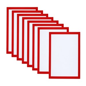 Unique Bargains Waterproof Photo Display Frame Magnetic Sign Holders 8 Pcs - 1 of 4