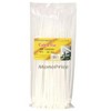 Monoprice Cable Tie 8 inches 40 lbs, 100 pcs/pack, White - 3 of 3