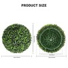 2 Pcs 12" Artificial Plant Topiary Ball - 2 of 4