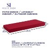 Indoor/Outdoor Patio Bench Foam Cushion 18" x 42" by Sweet Home Collection® - 2 of 3