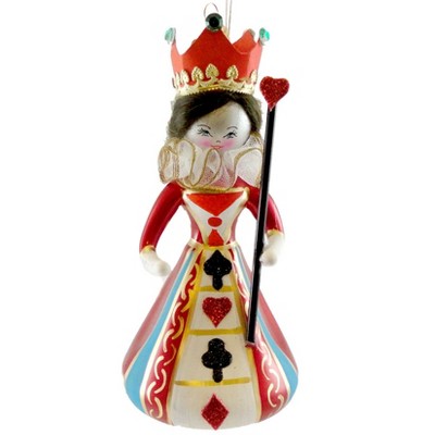 Italian Ornaments 5.5" Queen Of Hearts. Ornament Storybook  -  Tree Ornaments