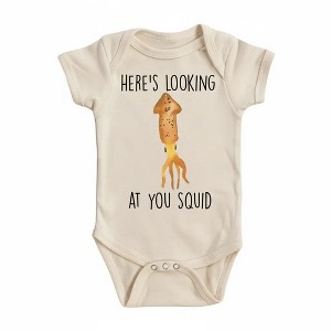 Squid Nautical Newborn Baby Onesie® Bodysuit GS1 - 1 of 4