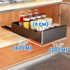 Black Extendable Cabinet Organizer – Pull-Out Drawer Shelf for Kitchen, Pantry & Bathroom - 3 of 4