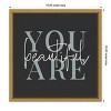 Amanti Art Daily Affirmations V by Wild Apple Portfolio Canvas Wall Art Print Framed 16 x 16-in. - 4 of 4