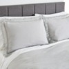 BAGOKIE 3-Piece Textured Matelasse Duvet Cover Set - 2 of 4