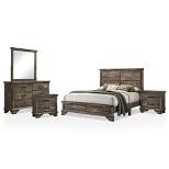 5pc Jacobia Rustic Bedroom Set Gray - HOMES: Inside + Out