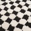 Hauteloom Leryn Black & White Checkered Area Rug - 4 of 4