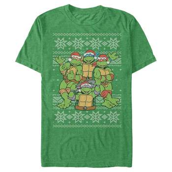 Men's Teenage Mutant Ninja Turtles Distressed Character Lineup T-shirt -  White/blue - 2x Large : Target