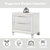 NicBex Nightstand with Drawers,Side Table with Metal Handles and Elegant Finish,Modern Bedside Table for Bedroom,Living Room - 4 of 4