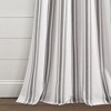 Lush Decor Farmhouse Stripe Yarn Dyed Cotton Blend Window Curtain Panel Set - 4 of 4