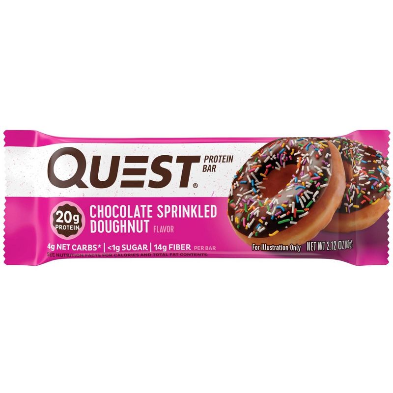 Quest Nutrition Protein Bar - Chocolate Frosted Doughnut, 3 of 12
