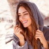 ADR Plush Fleece Robe for Women, Long Hooded Bathrobe with Hood, Plus Size - 4 of 4