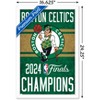 Trends International NBA Boston Celtics - 2024 NBA Finals Team Logo Framed Wall Poster Prints - 3 of 4