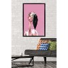Trends International Snowtap - Flamingo Photobomb Framed Wall Poster Prints - 2 of 4