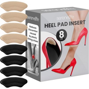 SereneLife Heel Pad - Comfortable Grip Liner for All Types of Shoes - SLVARBLAP4.5 - 1 of 4