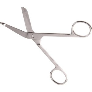 MABIS Medical Scissors, Lister Bandage Scissors, Trauma Shears, Stainless Steel, 5.5 Inch - 1 of 4