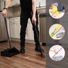 Bison Life 48.5" Dustpan and Broom Set for Home, Office, and Outdoor Use - Black- 1 Set - 2 of 4