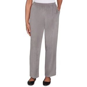 Alfred Dunner Women's Classic Corduroy Elastic Waist Short Length Pant - 1 of 4