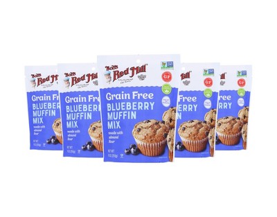 Bob's Red Mill Grain Free Blueberry Muffin Mix - Case of 5/9 oz