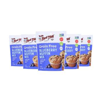 Bob's Red Mill Grain Free Blueberry Muffin Mix - Case of 5/9 oz
