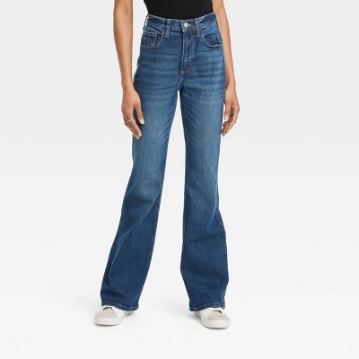 Women's High-rise Flare Jeans - Universal Thread™ Medium Wash 0 Short ...
