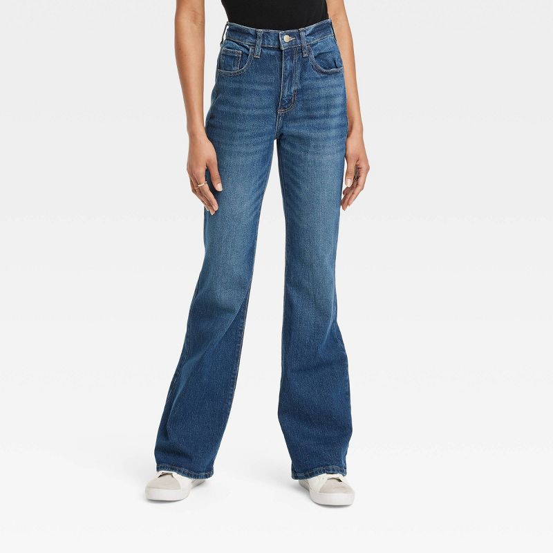 Women's High-Rise Flare Jeans - Universal Thread™, 1 of 12